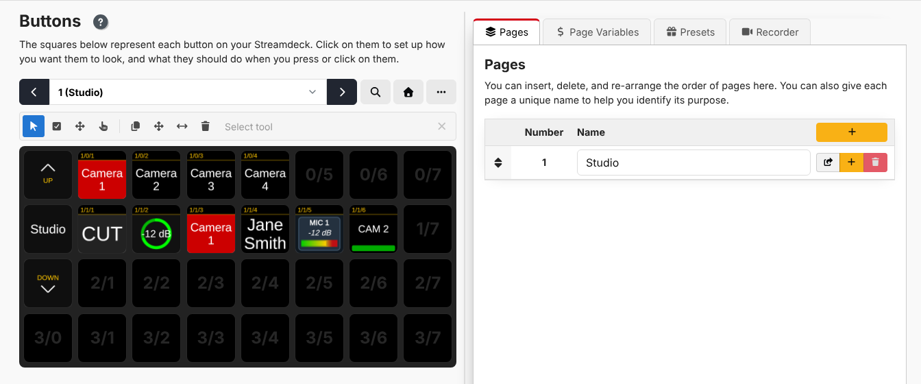 Buttons Page