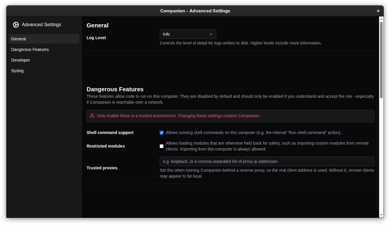 Launcher Advanced Settings