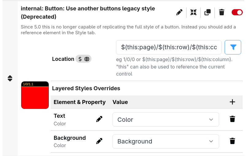 Module style feedback