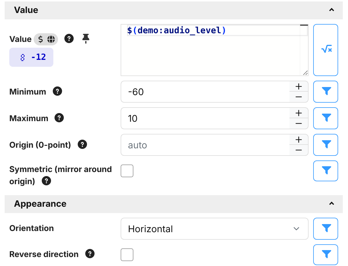 Gauge element properties
